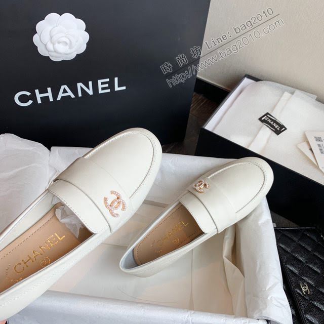 Chanel女鞋 香奈兒2020春夏新品 頂級版本 Chanel小牛皮單皮鞋  naq1234